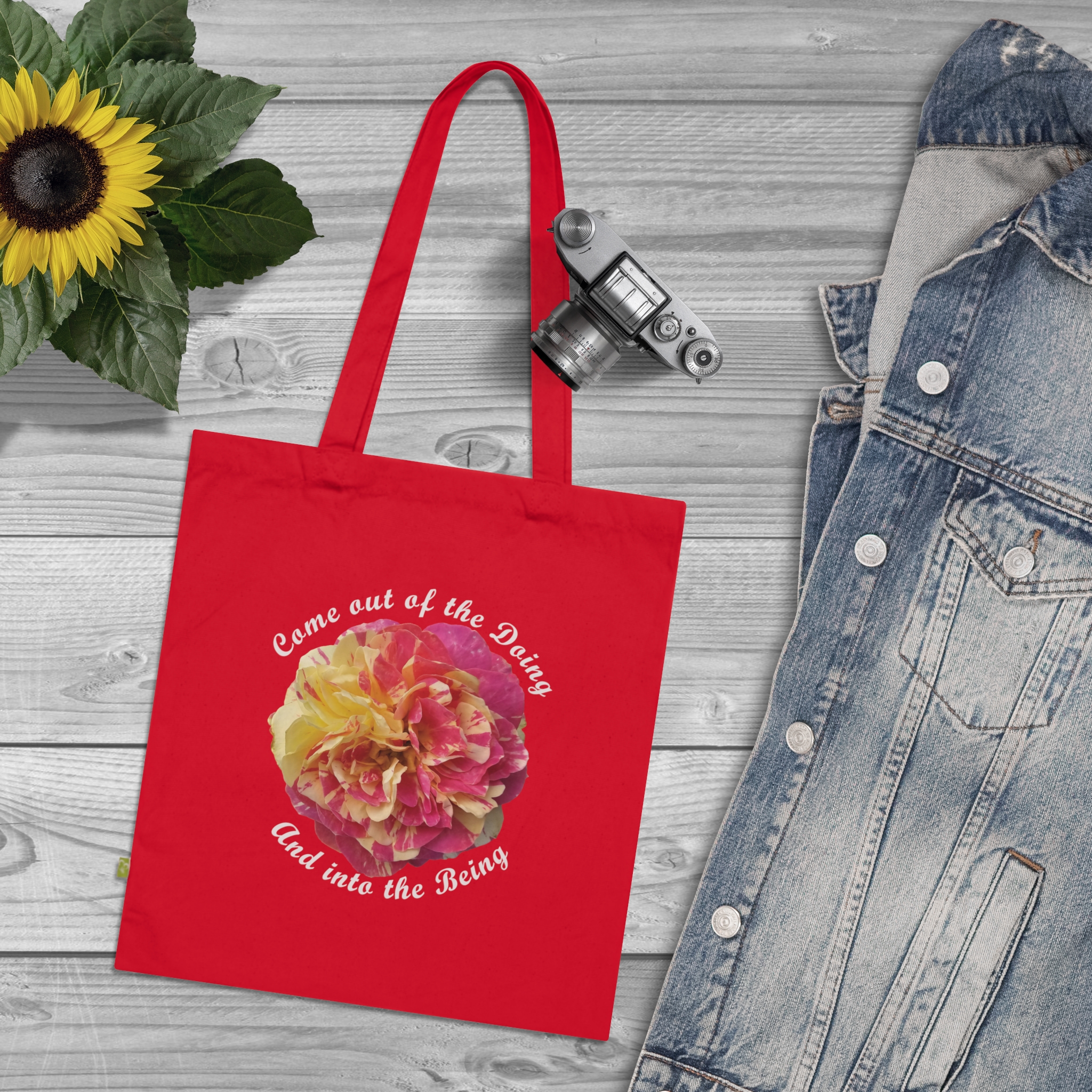 Organic Cotton Tote Bag - Mumma Magma Yoga, Stylish and Sustainable - Image 5