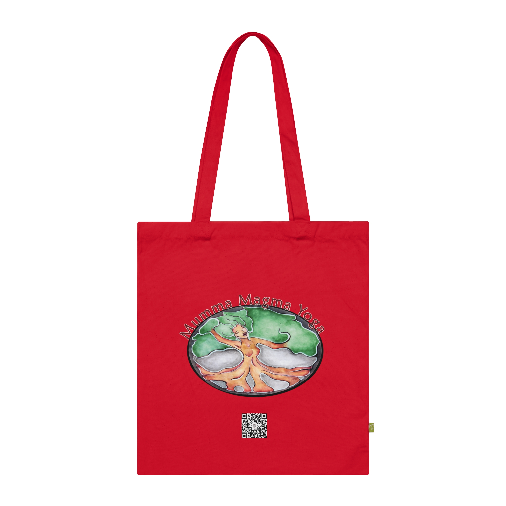 Organic Cotton Tote Bag - Mumma Magma Yoga, Stylish and Sustainable - Image 3