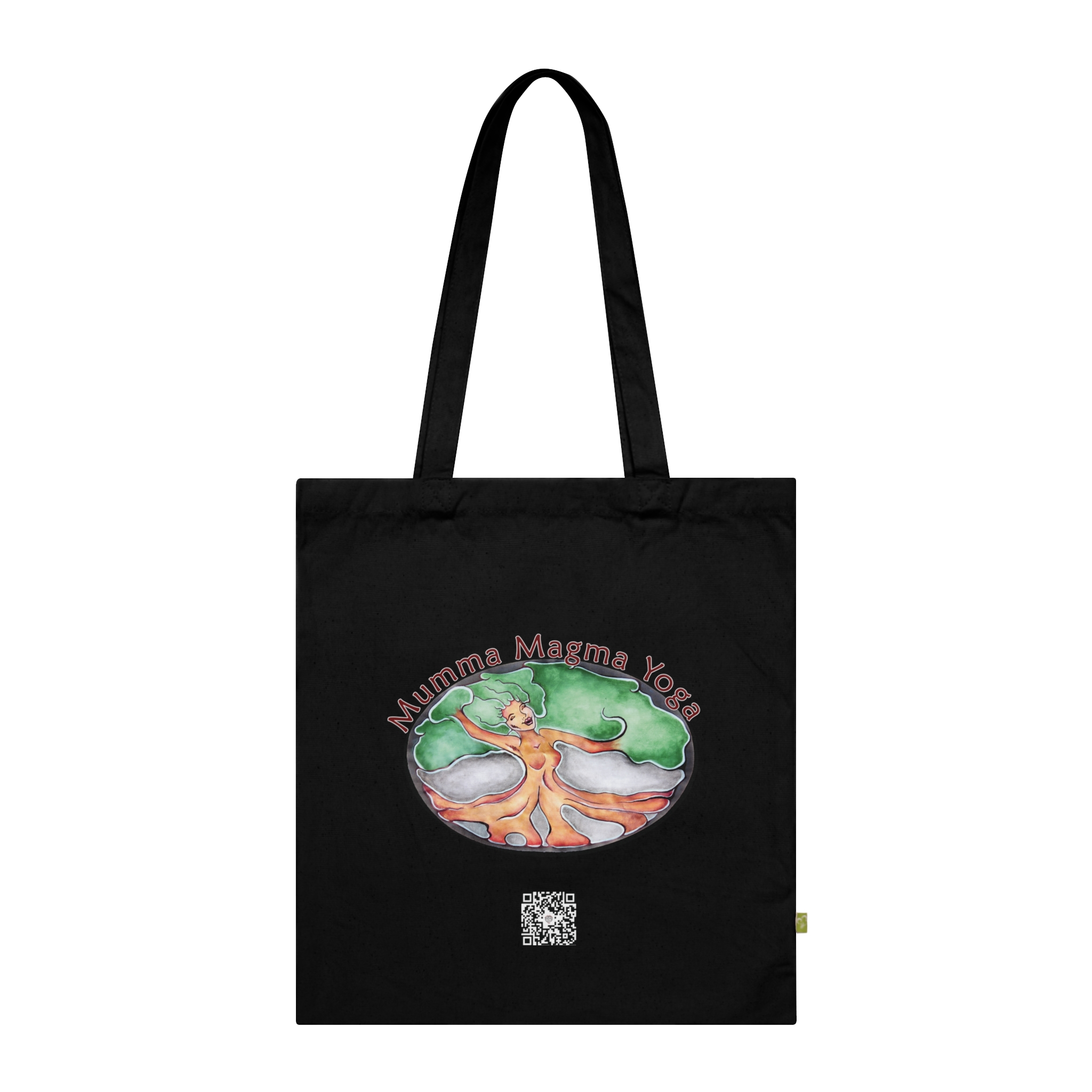 Organic Cotton Tote Bag - Mumma Magma Yoga, Stylish and Sustainable - Image 2