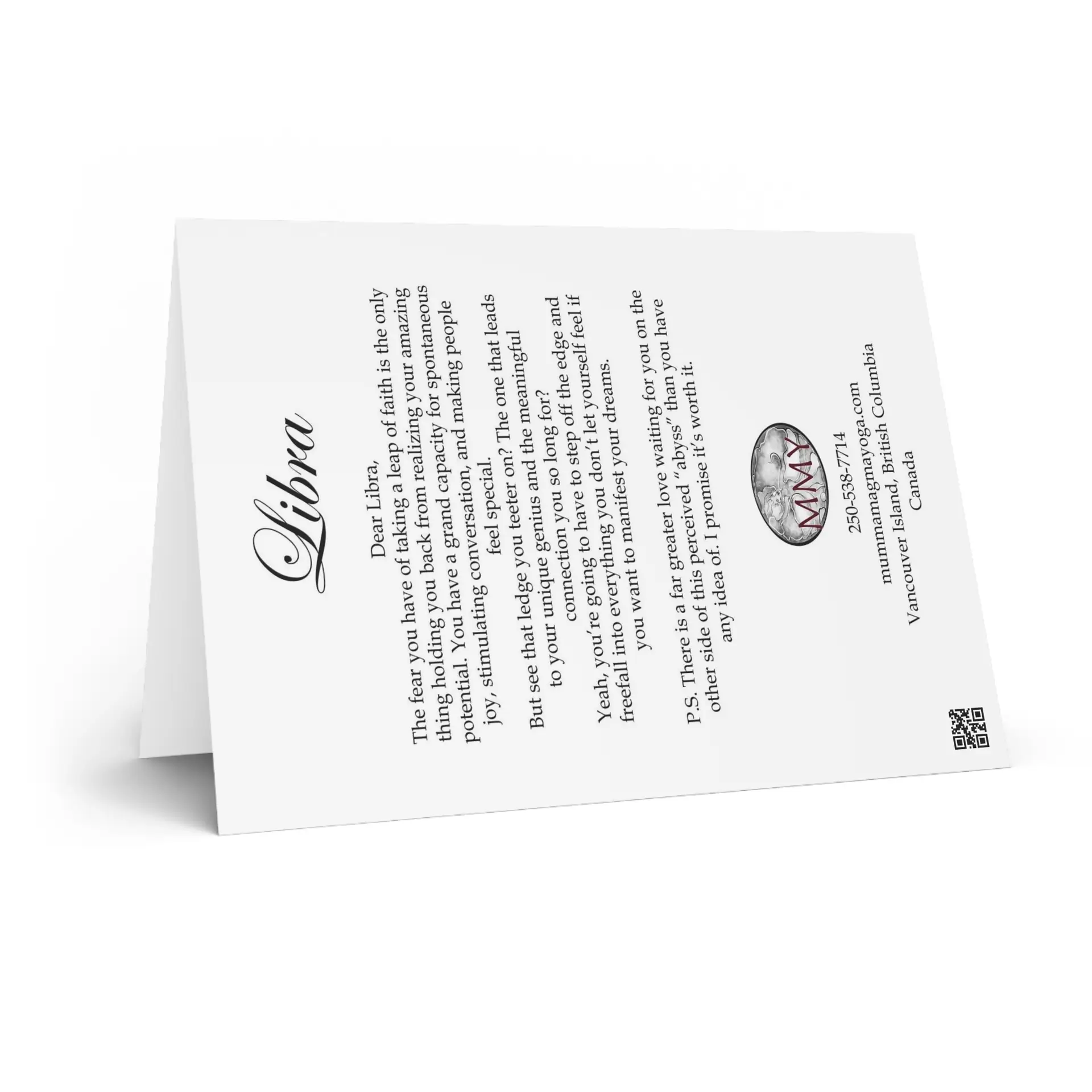 Horoscope Greeting Card - Libra - Image 4